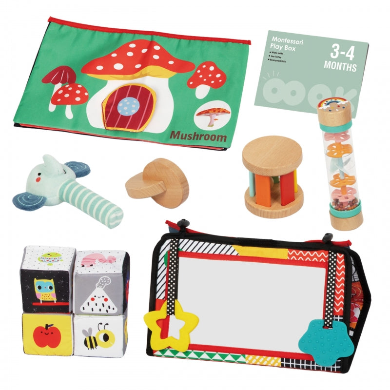 Pudełko XXL Montessori Sensoryka i Edukacja 6w1