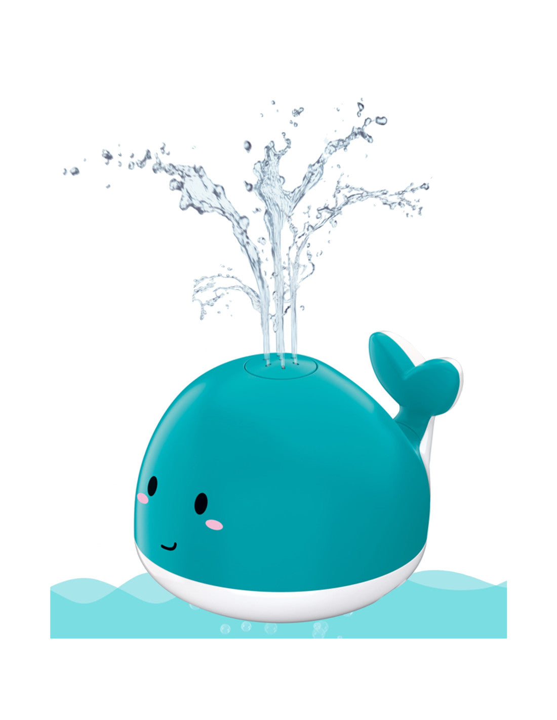 Wielorybek Fontanna Zabawka do Kąpieli - Niebieski