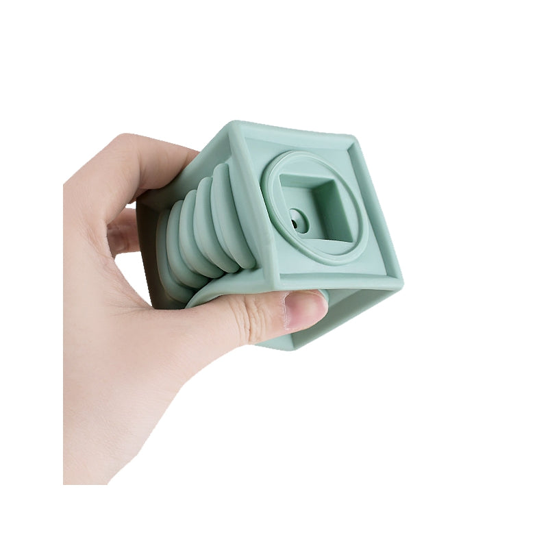 Klocki Sensoryczne Układanka Do Ściskania Dźwięk 12 el.