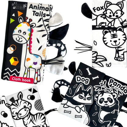 Książeczka Kontrastowa Sensoryczna Dla Niemowląt