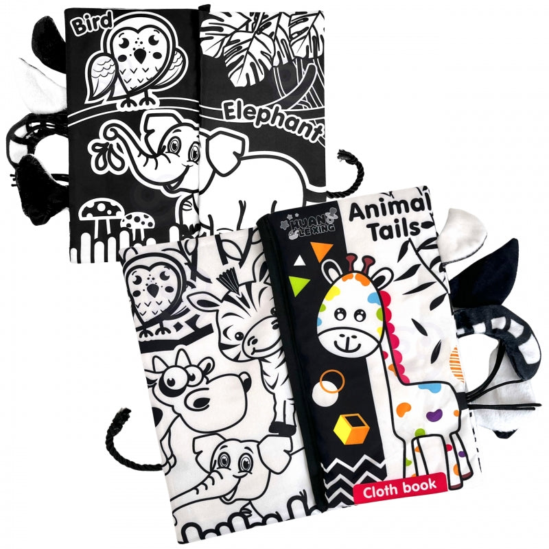 Książeczka Kontrastowa Sensoryczna Dla Niemowląt