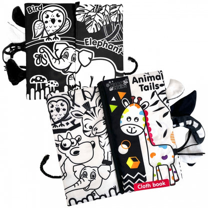 Książeczka Kontrastowa Sensoryczna Dla Niemowląt