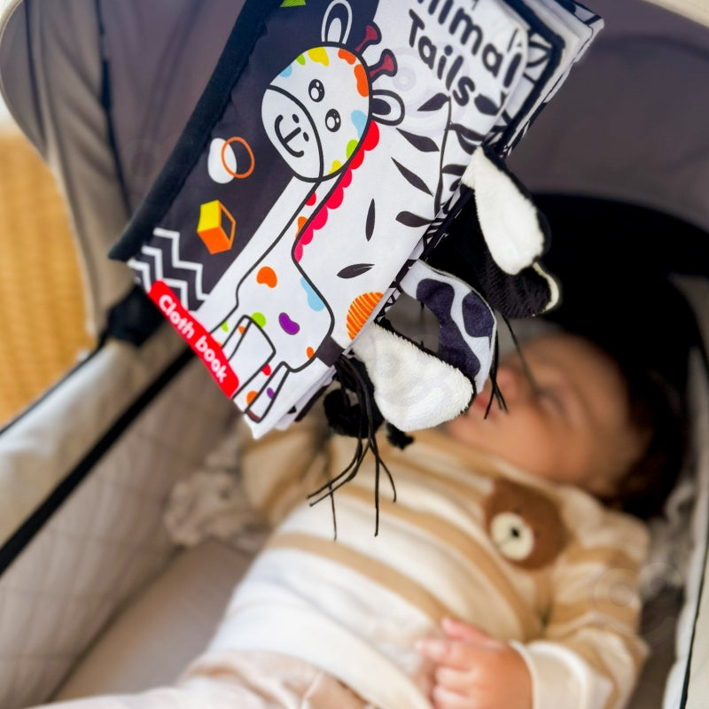 Książeczka Kontrastowa Sensoryczna Dla Niemowląt