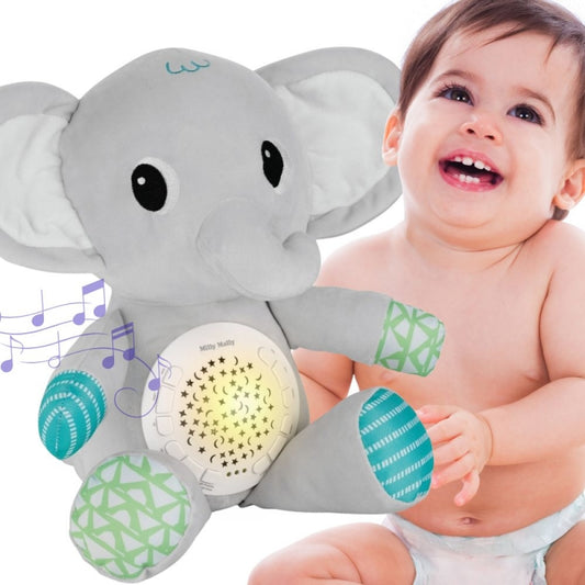 Przytulanka Słonik Z Projektorem Uspokajacz Usypiacz 12 Melodii
