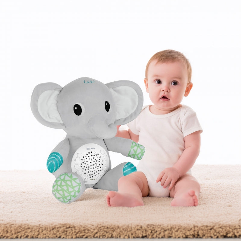 Przytulanka Słonik Z Projektorem Uspokajacz Usypiacz 12 Melodii