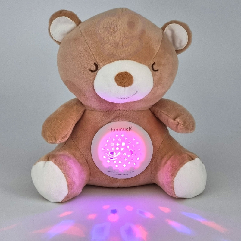 Przytulanka Usypiacz Projektor 2w1 Miś - 10 Kołysanek