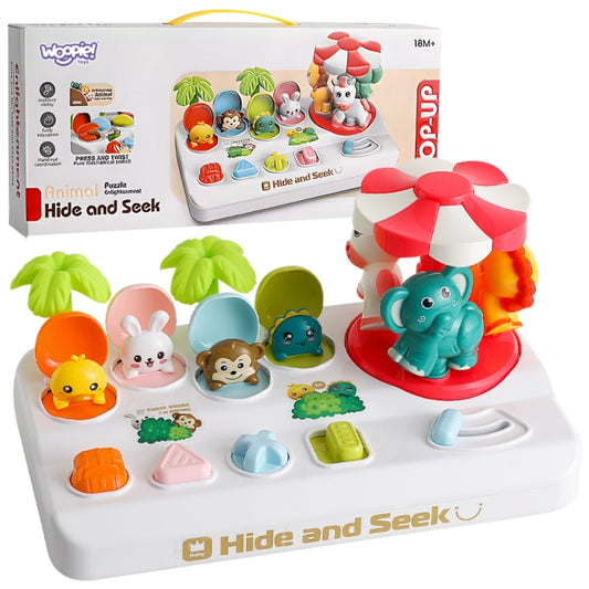 Wyskakujące Zwierzątka Pop Up Karuzela Zabawka Interaktywna