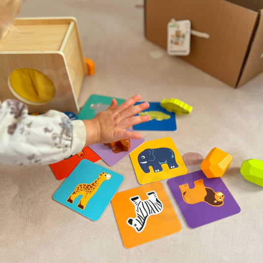 Box Pudełko XXL Montessori Edukacyjne 7w1 Sensoryczne 31-36 Mies. FSC