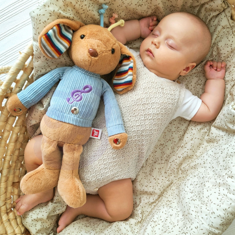 Interaktywny Króliczek Przytulanka z Dźwiękiem i Światłem